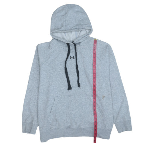 Under Armour Men's Grey XL Pullover Hoodie Loose Fit Fleece Sweatshirt