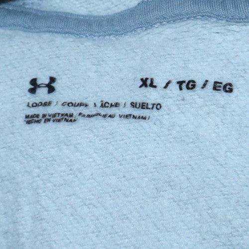 Under Armour Men's Grey XL Pullover Hoodie Loose Fit Fleece Sweatshirt