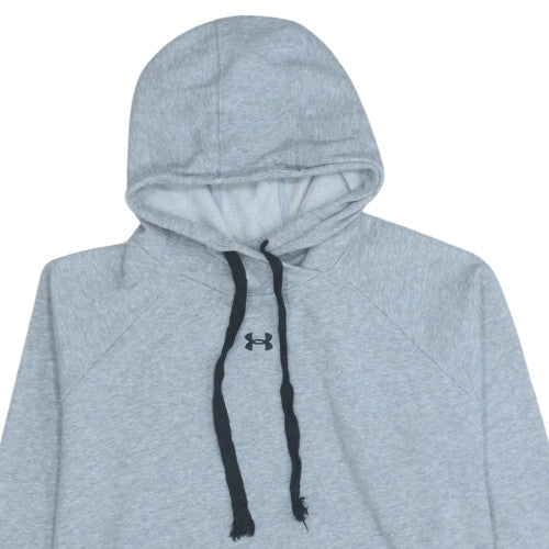 Under Armour Men's Grey XL Pullover Hoodie Loose Fit Fleece Sweatshirt