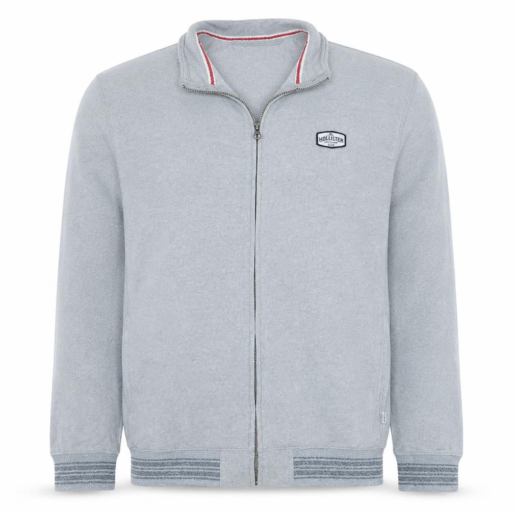 Quiksilver Mens Grey Full Zip Sweatshirt YL Classic Fit