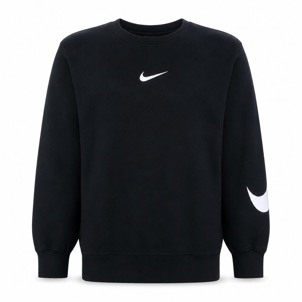 Nike Men's Black Small Pullover Sweatshirt with Logo Print