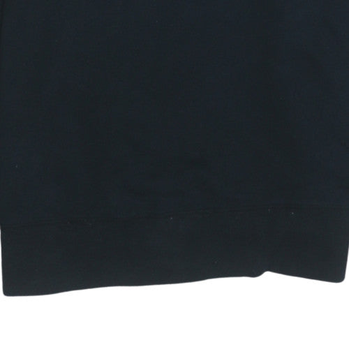 Nike Men's Black Small Pullover Sweatshirt with Logo Print