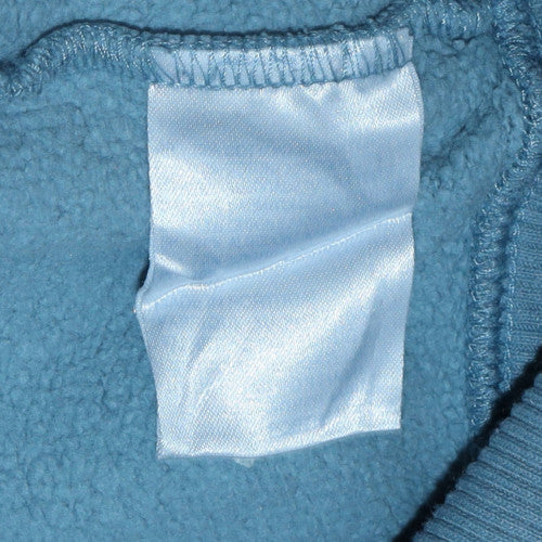 Reebok Men's Blue Pullover Sweatshirt Size L Crew Neck Fleece