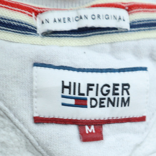 Tommy Hilfiger Men’s Grey Logo Pullover Sweatshirt Size M
