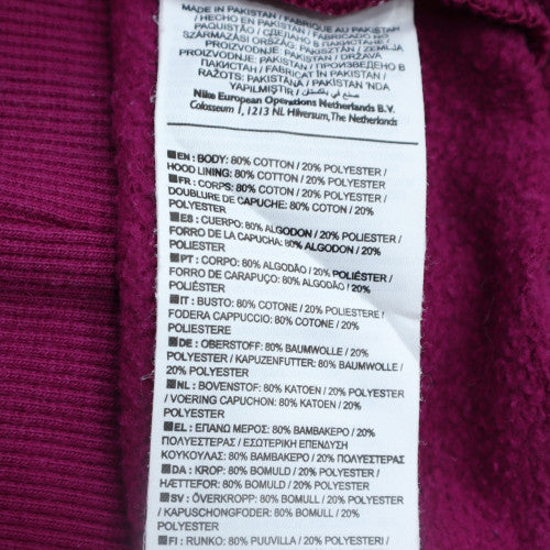 Nike Women's Purple Pullover Hoodie XS Cotton Blend Casual