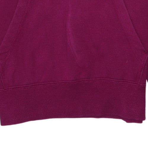Nike Women's Purple Pullover Hoodie XS Cotton Blend Casual