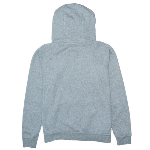 Nike Men's Grey Pullover Hoodie M Fleece Logo Lightweight