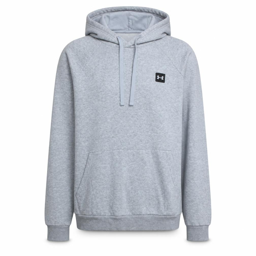 Under Armour Mens Grey Pullover Hoodie Medium Relaxed Fit Sportswear
