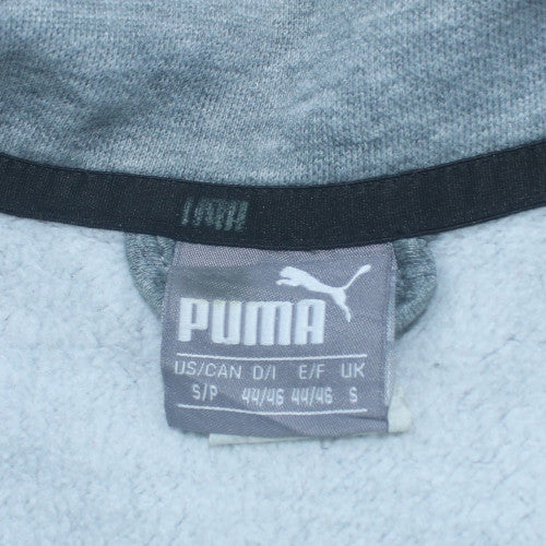 Puma Men's Grey Full Zip Fleece Sweatshirt Jacket Size S