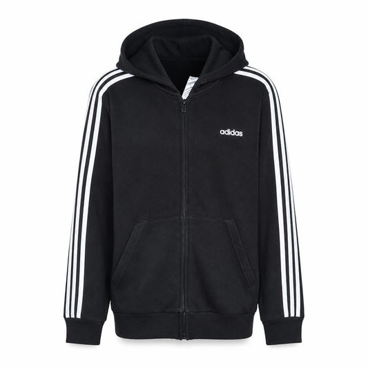 Adidas Womens Black Full Zip Hoodie L 16-18 Hooded Sweatshirt
