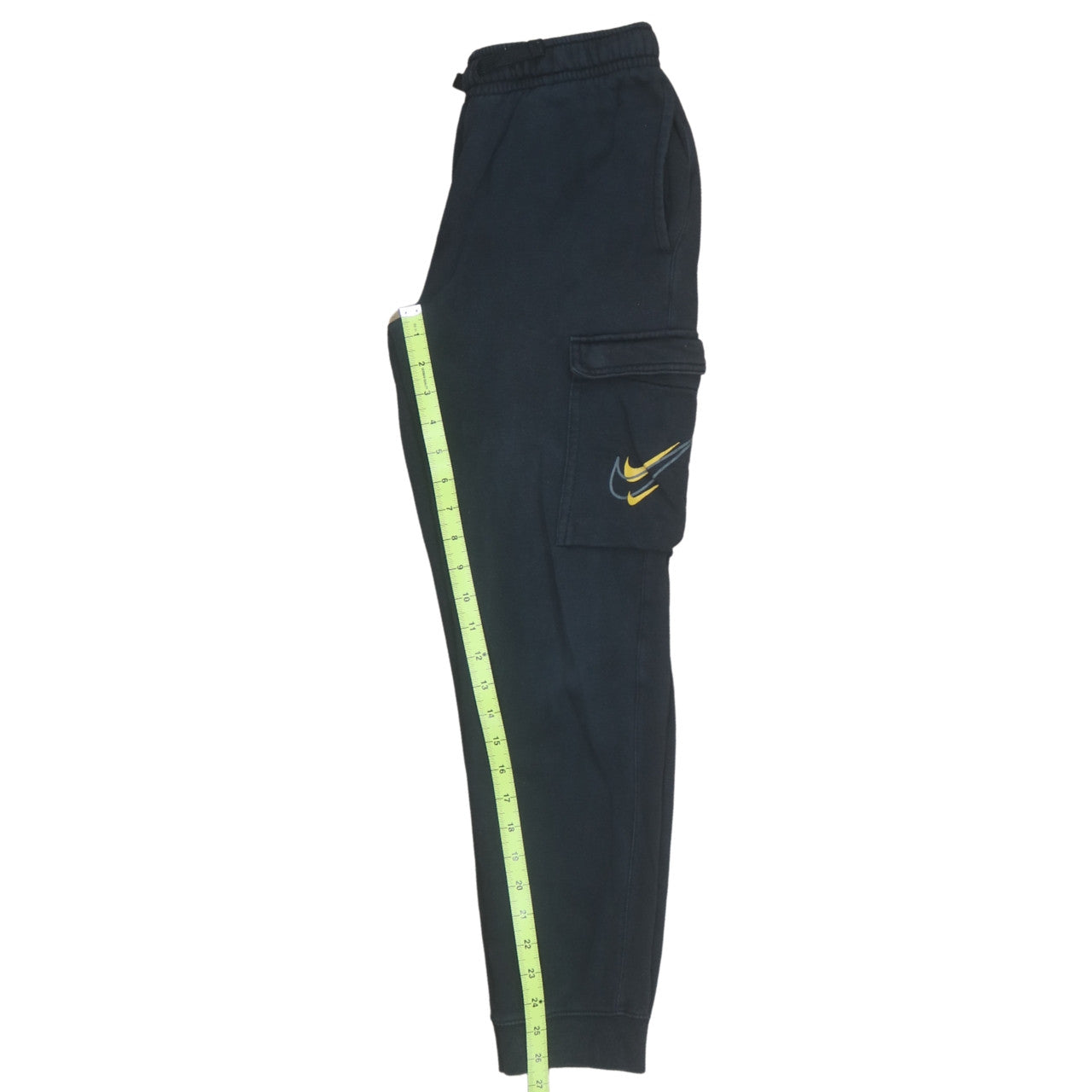 Nike Teens Black Fleece Cargo Jogger Trousers Size L 147-158cm