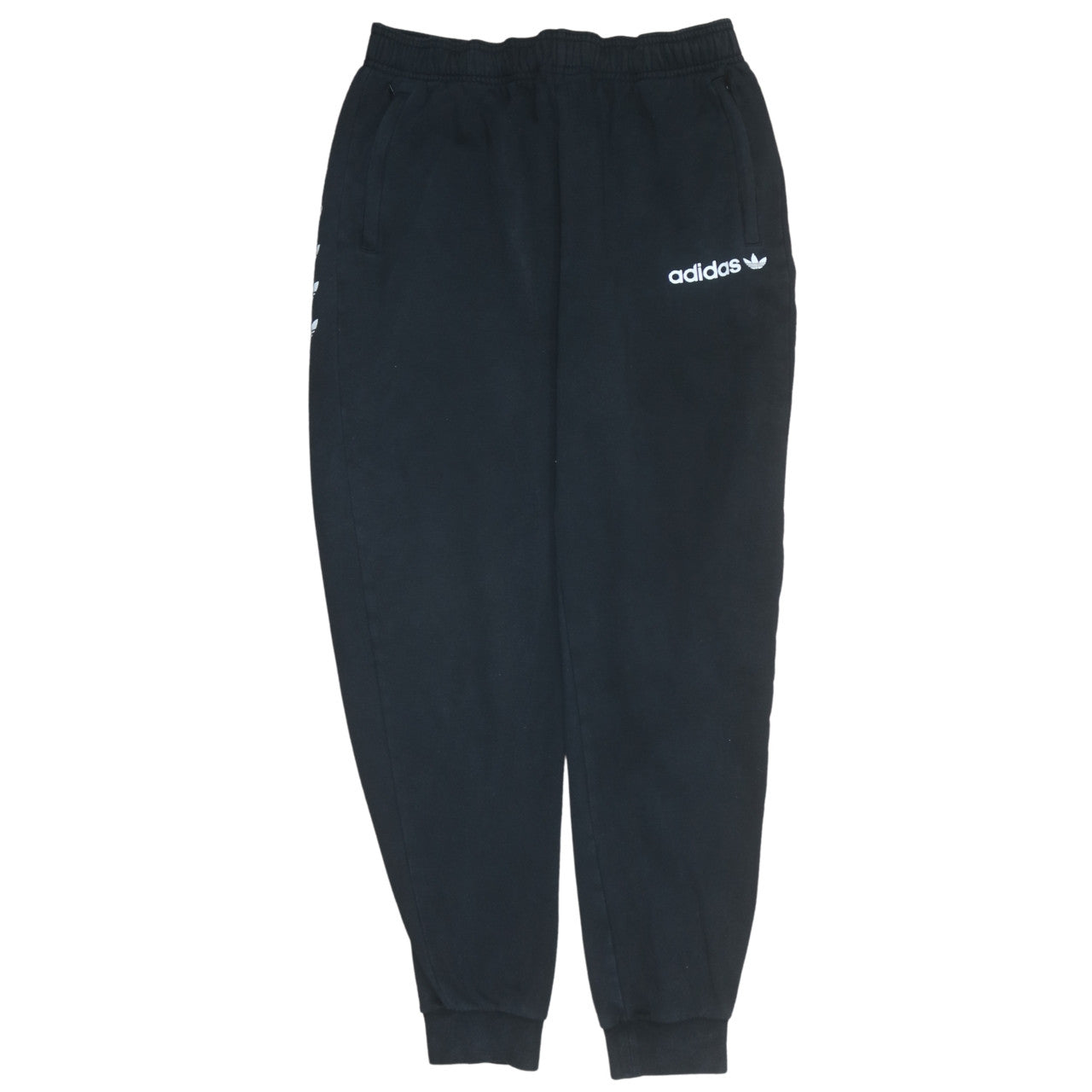 Adidas Girls Black Jogger Sweatpants 15-16 Years Cotton Blend Fleece