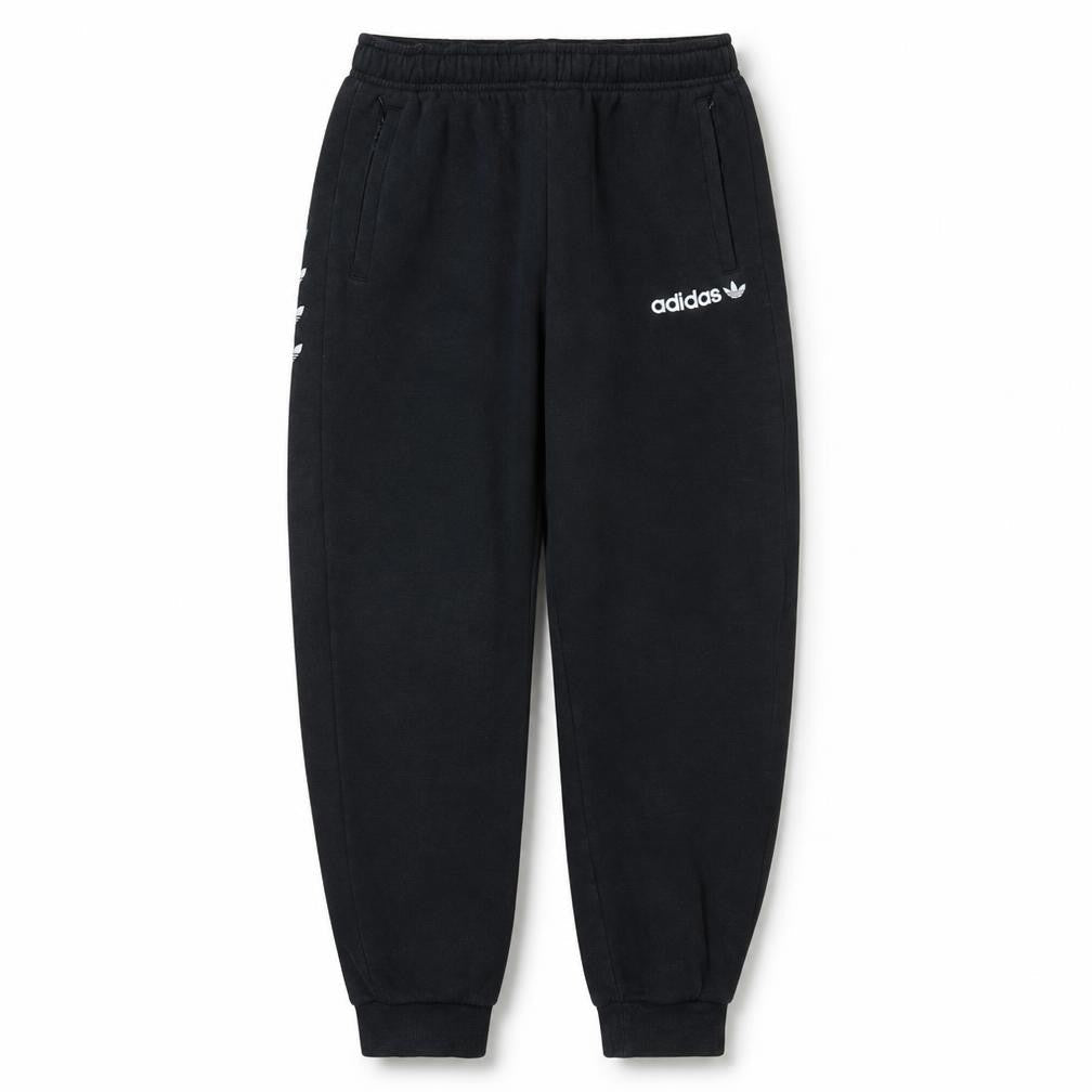 Adidas Girls Black Jogger Sweatpants 15-16 Years Cotton Blend Fleece