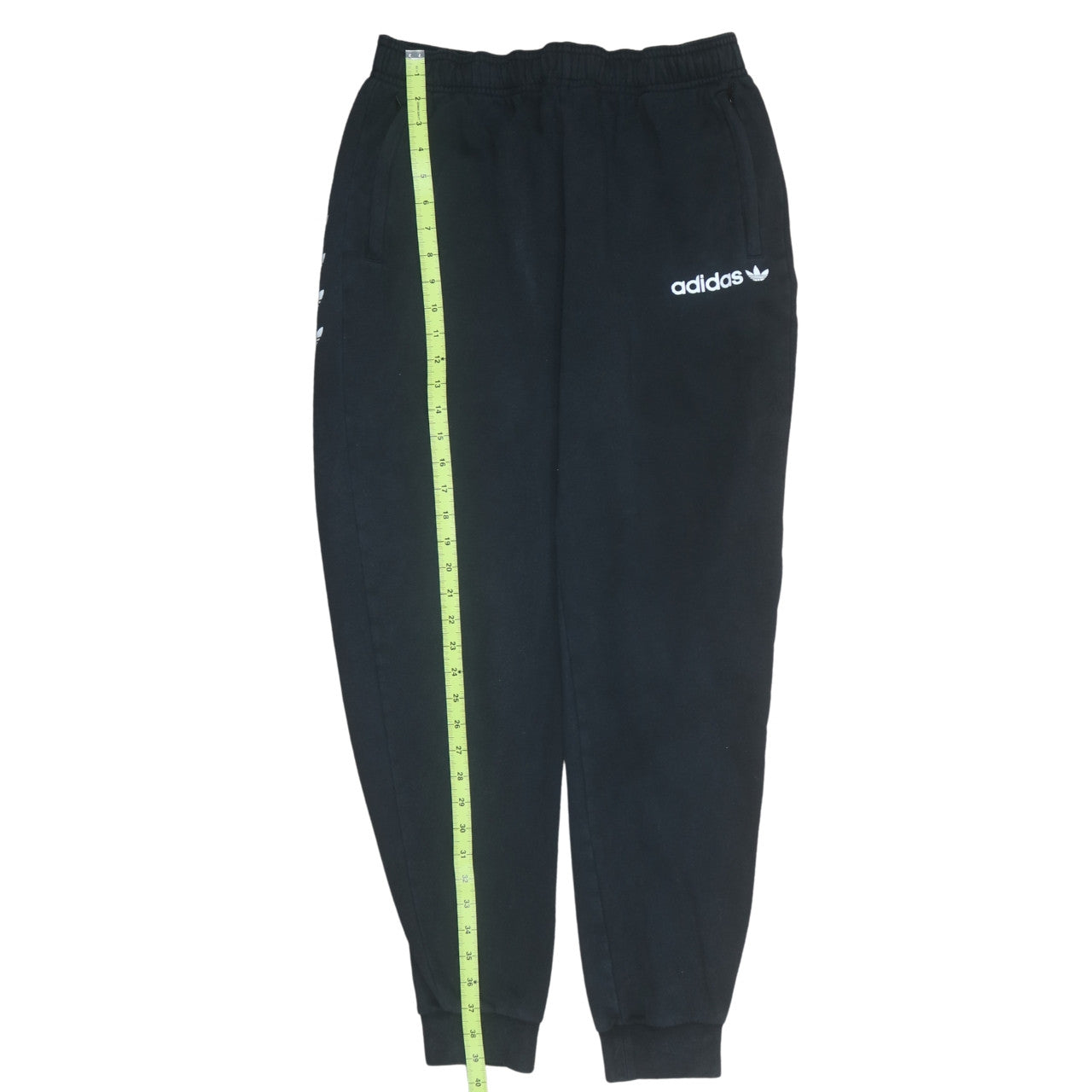 Adidas Girls Black Jogger Sweatpants 15-16 Years Cotton Blend Fleece