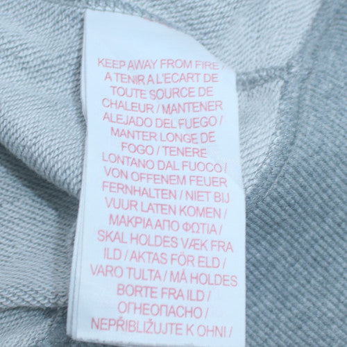 Nike Teens Grey Full Zip Hoodie L Sports Logo Fleece