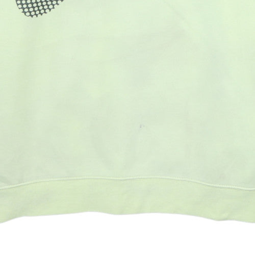 Nike Men's Beige XL Pullover Hoodie with Graphic Logo
