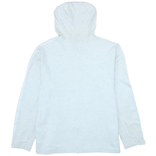 Adidas Mens Beige Full Zip Hoodie XL Hooded Sports Sweatshirt