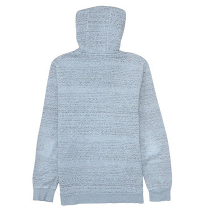 Brand and care label for Adidas boys’ grey pullover hoodie, size 13-14, years fleece lined athletic top