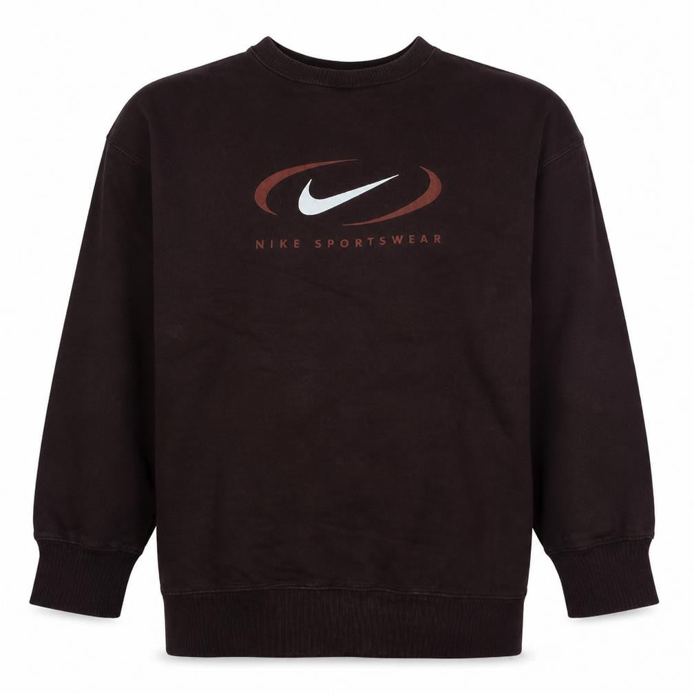 Nike Mens Brown XL Pullover Crew Neck Sportswear Sweatshirt