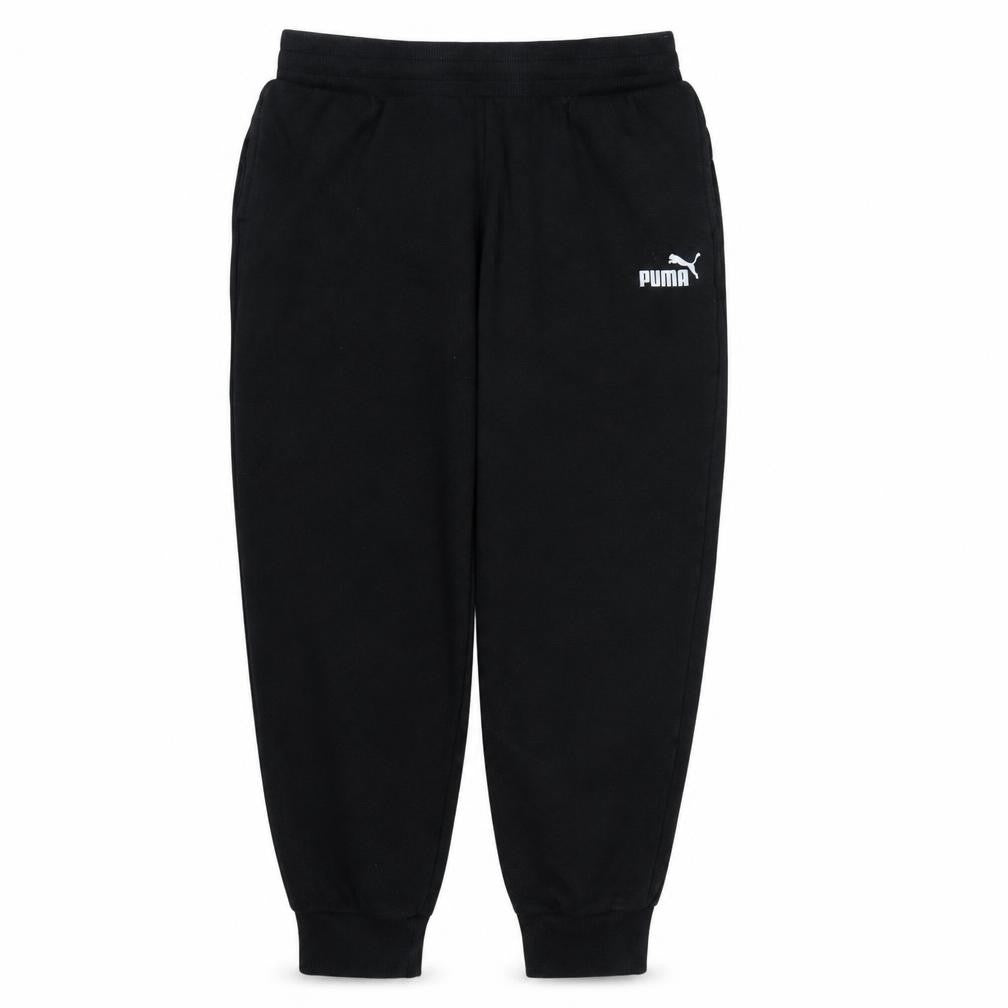 Puma Men's Black Fleece Jogger Sweatpants Medium Regular Fit
