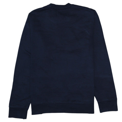 Champion Elite Men's Navy Crew Neck Sweatshirt L Cotton Blend
