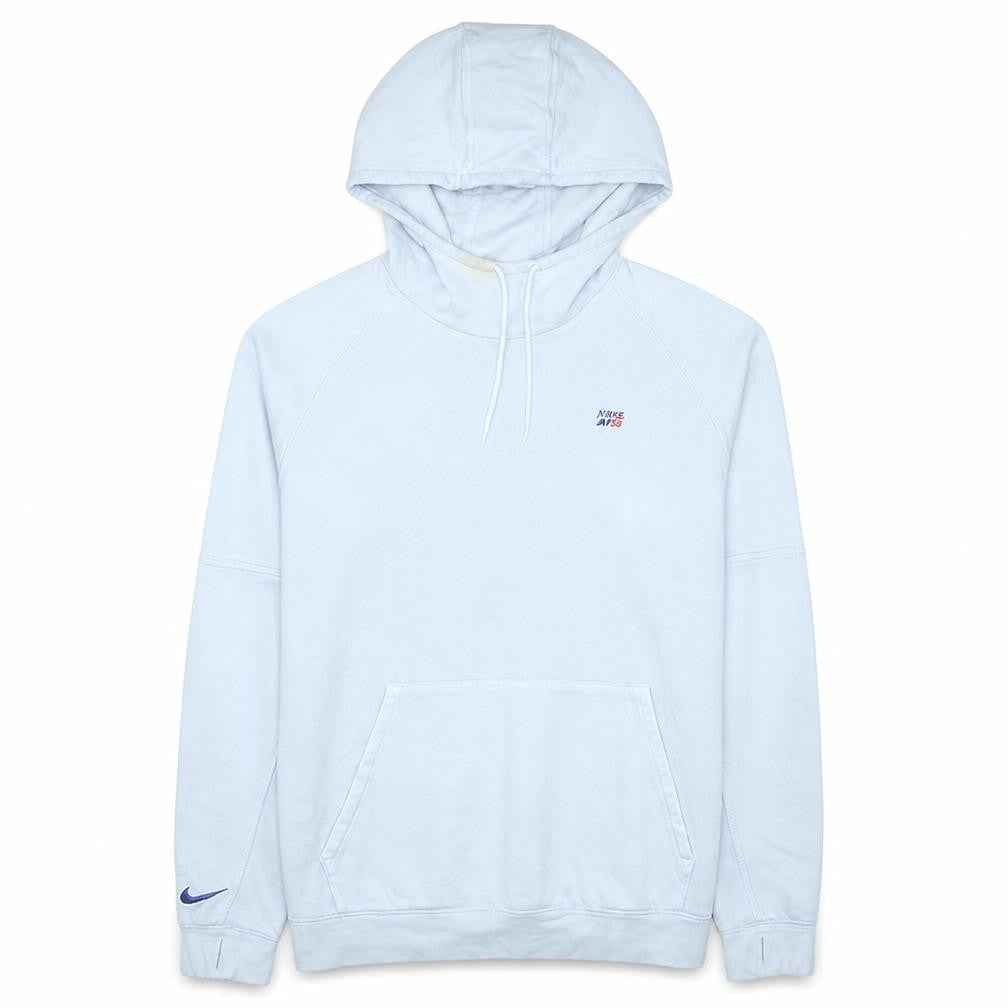 Nike Men White PSG Pullover Hoodie Large Cotton Fleece Casual