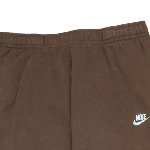 Nike Men's Brown 2XL Fleece Jogger Sweatpants Tapered Fit