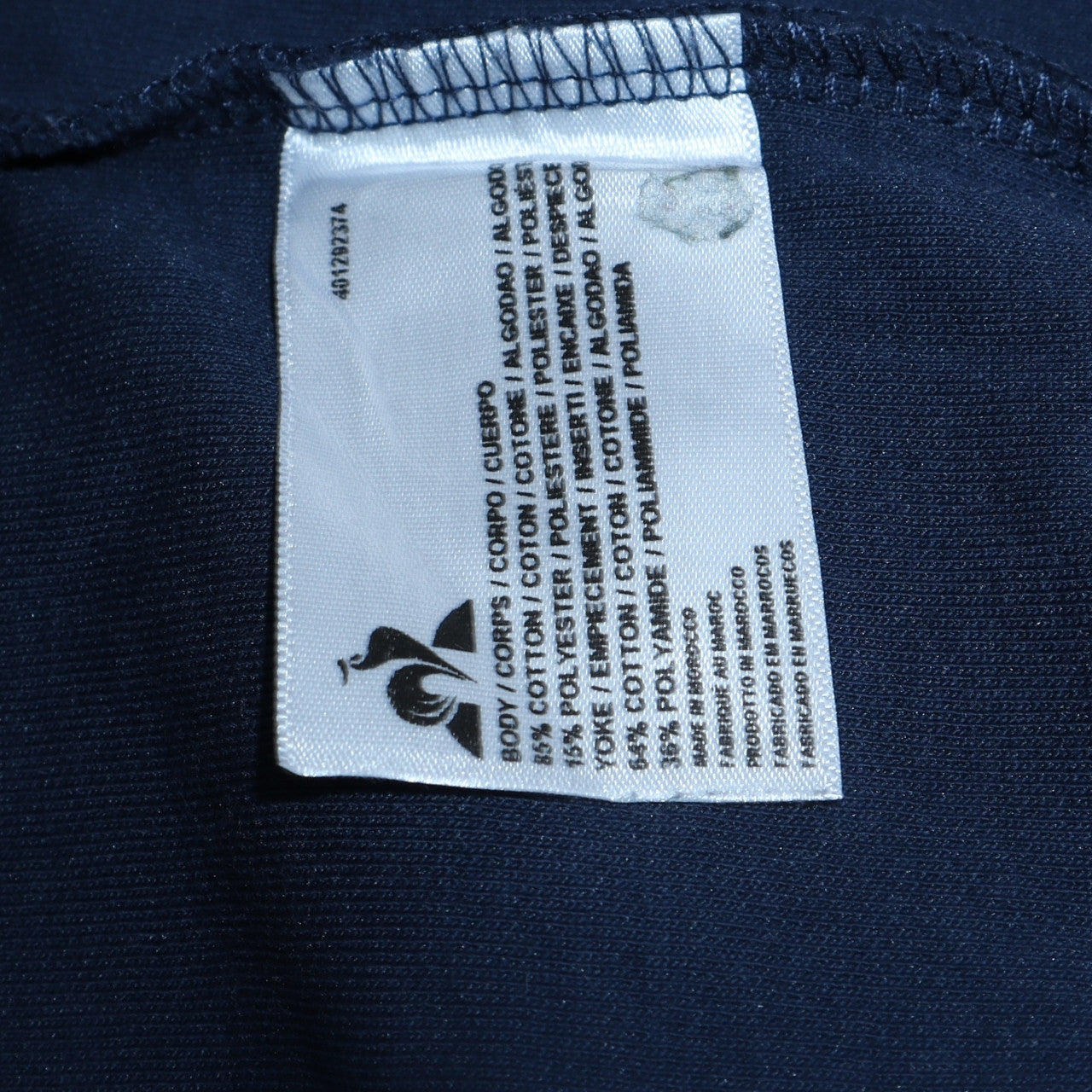 Le Coq Sportif Men’s Blue Full Zip Sweatshirt Jacket M