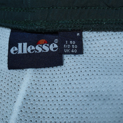Ellesse Men's Green Track Pants Size L Elastic Waist Activewear Trousers