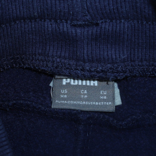 Puma Mens Blue Sweatpants Jogger Trousers Size S Cotton Blend