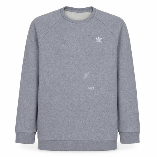 Adidas Men’s Grey Crew Neck Sweatshirt Size L Pullover Casual
