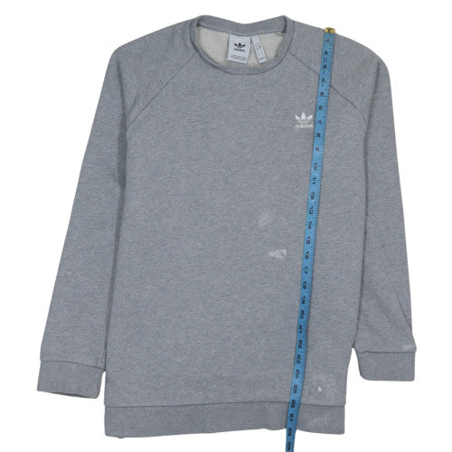 Adidas Men’s Grey Crew Neck Sweatshirt Size L Pullover Casual