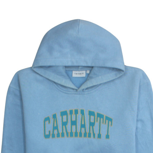 Carhartt Men Blue XL Pullover Hoodie Fleece Graphic Sweatshirt