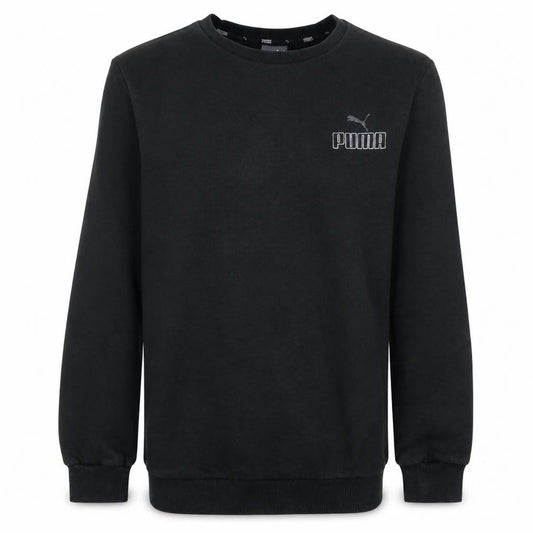 Puma Men’s Black Crew Neck Pullover Sweatshirt Size S