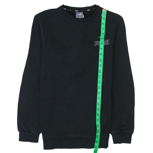 Puma Men’s Black Crew Neck Pullover Sweatshirt Size S