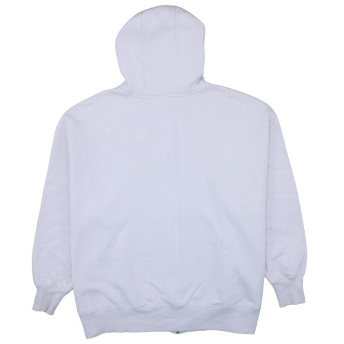 Nike Women Lilac Full Zip Hoodie 2XL Cotton Blend Logo Casual