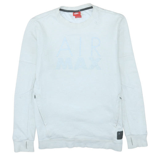Nike Air Max Men's White Pullover Sweatshirt M Regular Fit