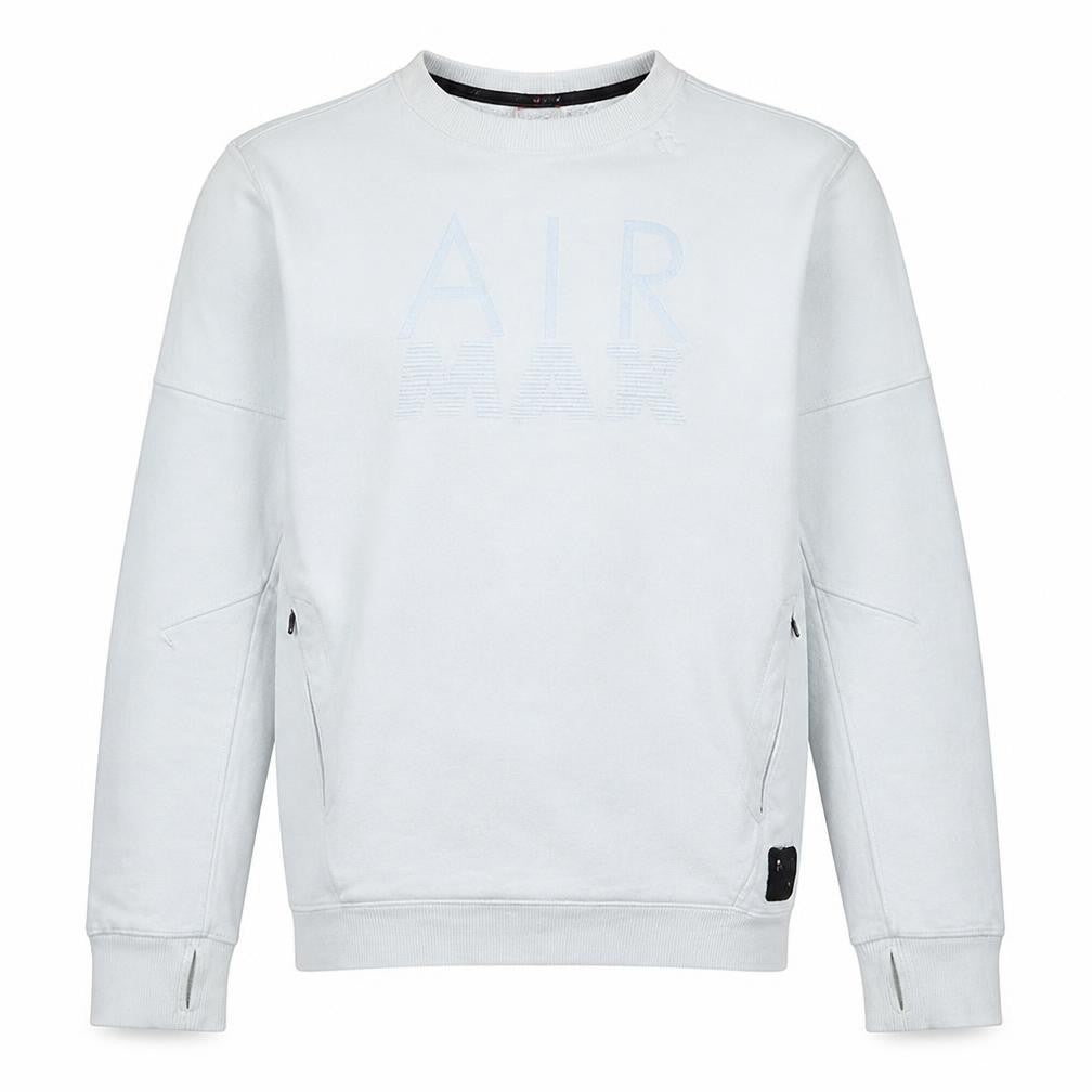 Nike Air Max Men's White Pullover Sweatshirt M Regular Fit