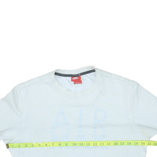 Nike Air Max Men's White Pullover Sweatshirt M Regular Fit