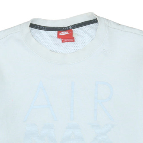 Nike Air Max Men's White Pullover Sweatshirt M Regular Fit