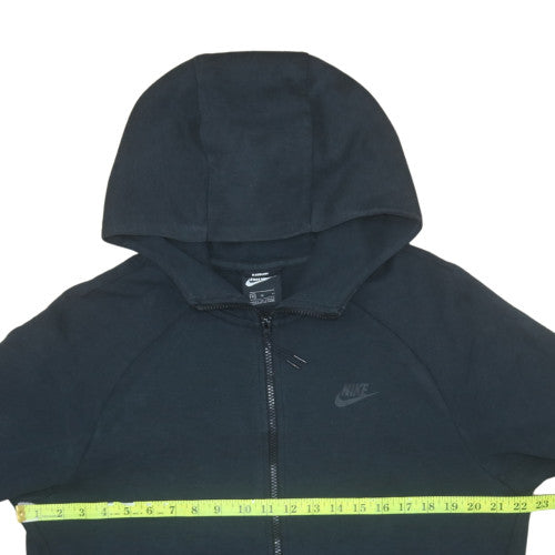 Nike Men’s Black Full Zip Fleece Hoodie M Regular Fit