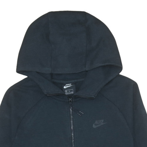 Nike Men’s Black Full Zip Fleece Hoodie M Regular Fit