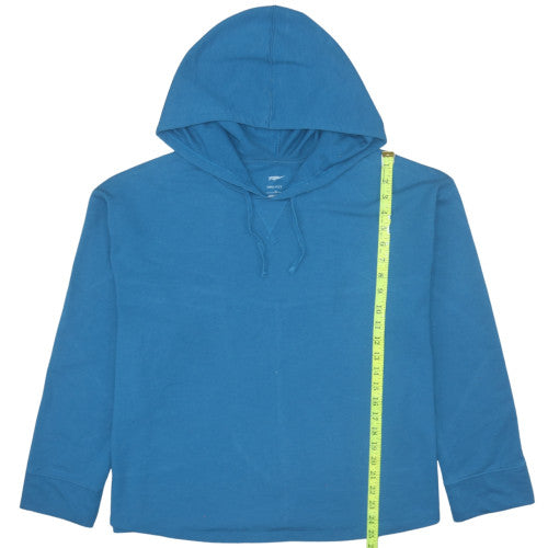 Nike Yoga Women's Blue Dri-FIT Pullover Hoodie Size XL