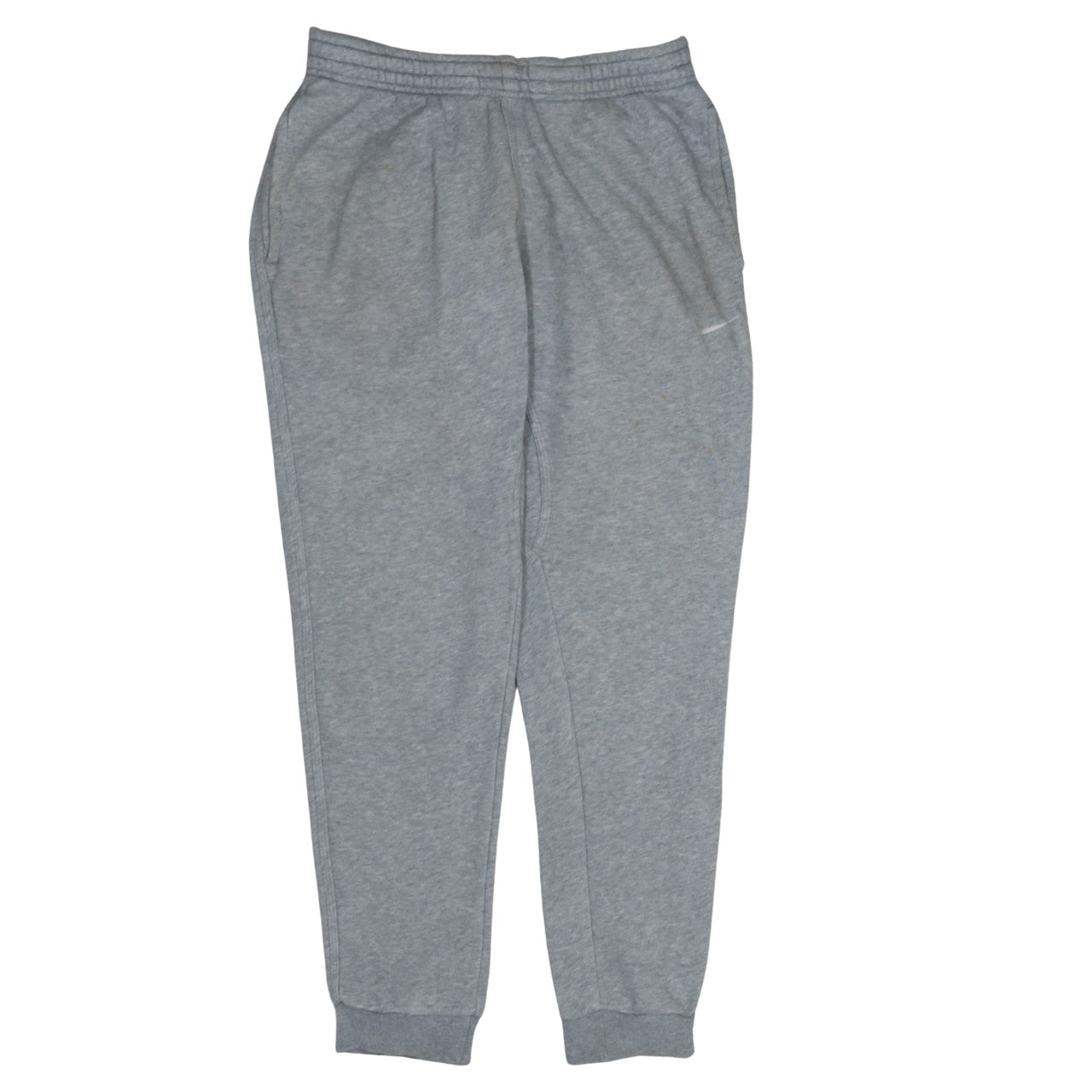 Nike Mens Grey Cotton Blend Jogger Sweatpants L Regular Fit