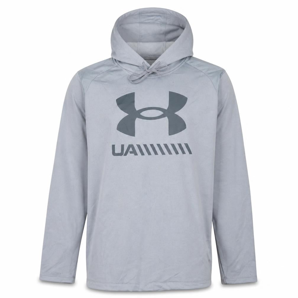 Under Armour Men's Grey XL Pullover Hoodie ColdGear Sportswear