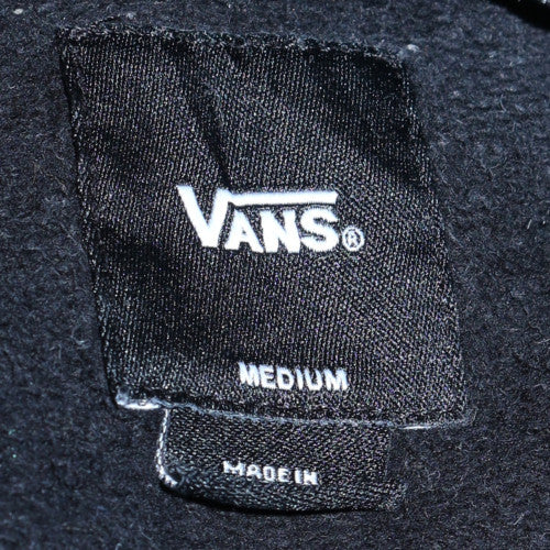 Vans Men's Black Logo Crew Neck Sweatshirt Size M