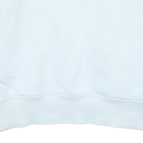 Nike Mens White Pullover Hoodie Small Regular Fit Fleece