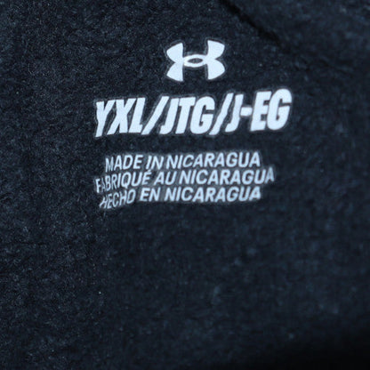 Additional view of Under Armour boys’ black jogger fleece sweatpants, size 158, youth xl