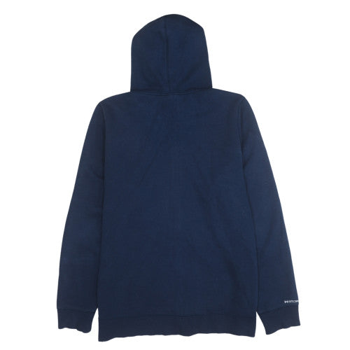 Under Armour Men's Blue Full Zip Hoodie Size XL Cotton Blend Fleece