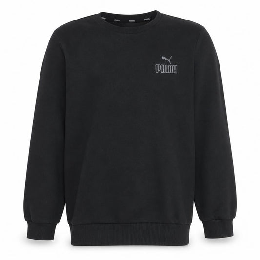 Puma Men's Black Crew Neck Pullover Sweatshirt Size M